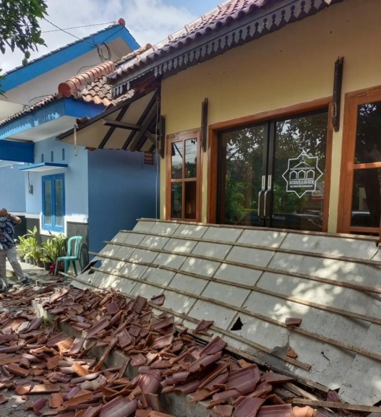 Gempa Bumi M5,3 di Malang Sebabkan Kerusakan Bangunan di Kabupaten Blitar