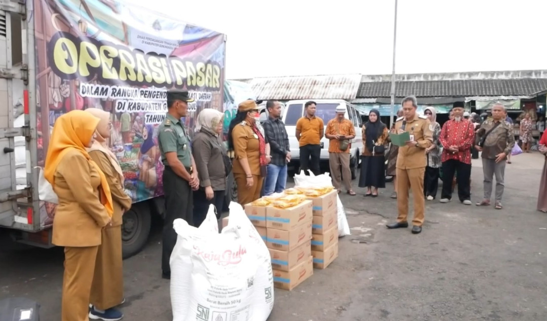 Disdagnaker Gunungkidul Gelar Operasi Pasar, Harga Bahan Pokok Lebih Terjangkau