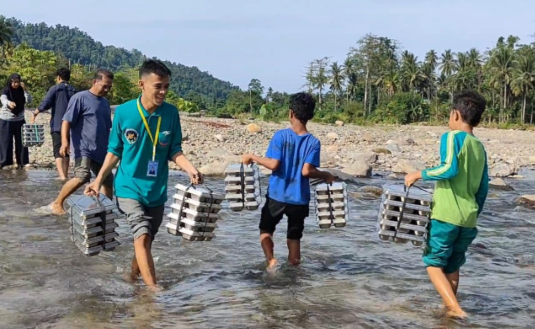 Program Makan Bergizi Gratis Jangkau Dusun Terpencil di Tolitoli