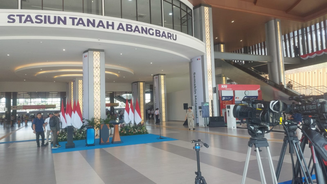 Presiden Prabowo Akan Resmikan Stasiun Tanah Abang Baru Hari Ini