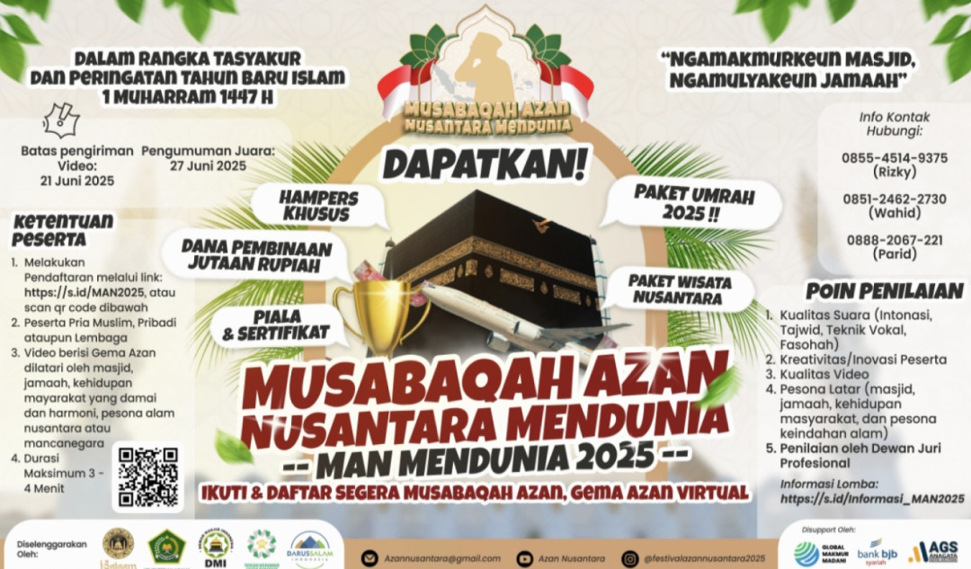 Sambut Tahun Baru Islam 1447 H, Event Nasional Digelar di Bogor: Musabaqah Azan Nusantara Jadi Sorotan