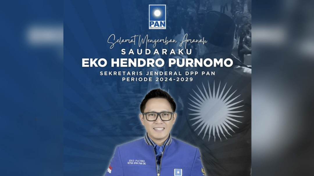 Eko Patrio Jadi Sekretaris Jenderal DPP PAN