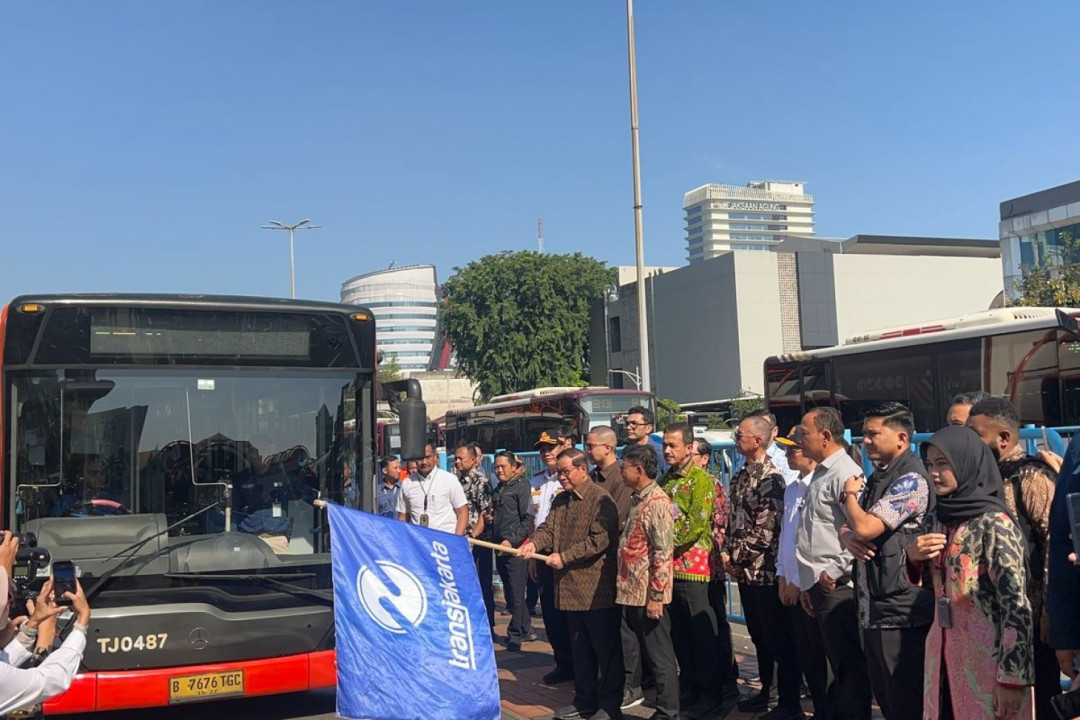 Pramono Anung Resmikan Rute Blok M–Soetta Bertarif Promo Rp3.500