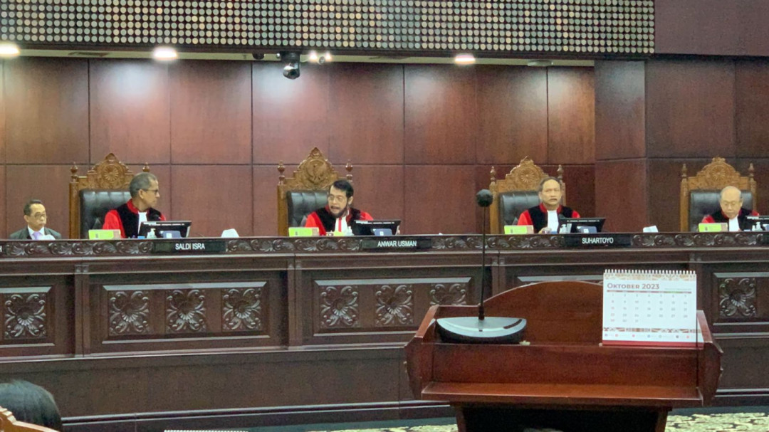 MK Tolak Gugatan Partai Garuda Terkait Batas Usia Capres-Cawapres