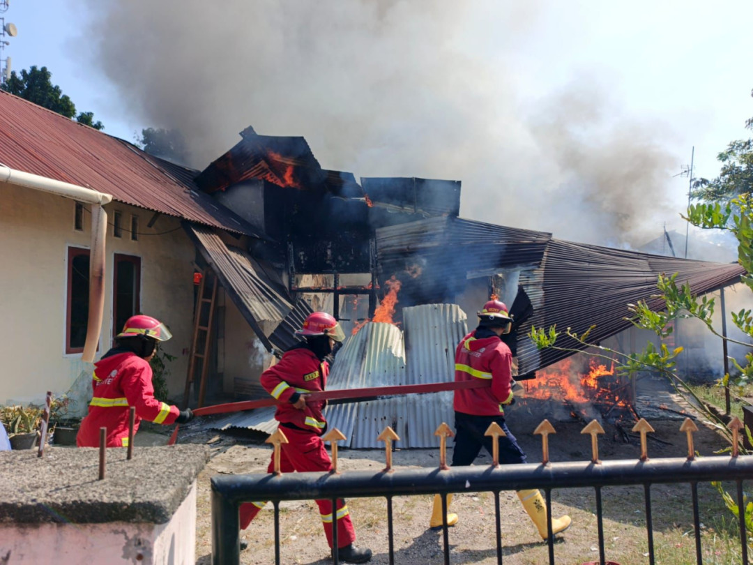 Musibah Kebakaran di Andalas Padang, Kerugian Capai Ratusan Juta Rupiah