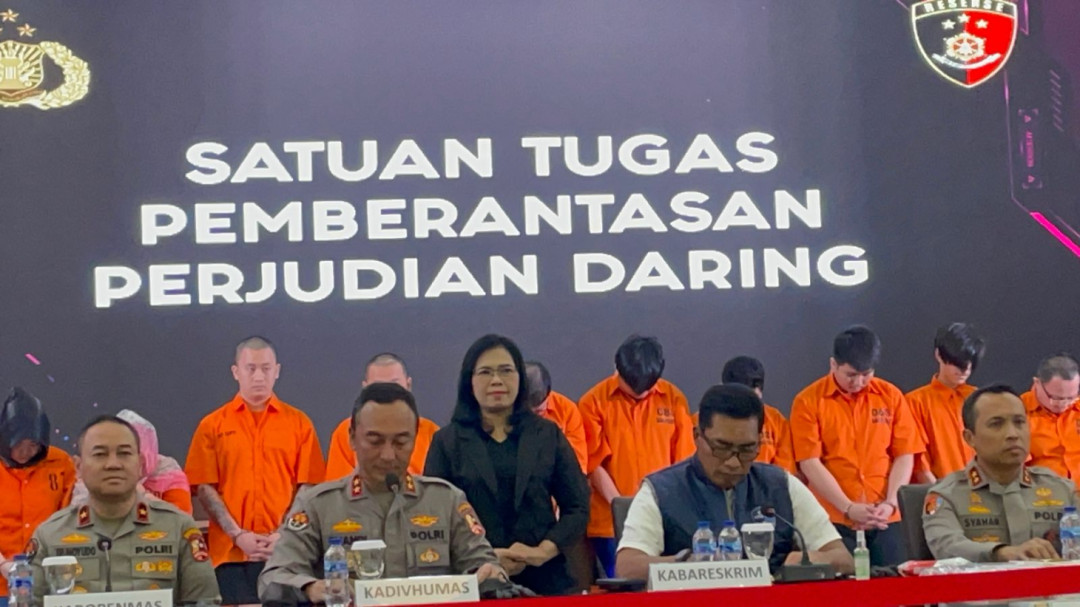 Polri Tetapkan 464 Tersangka Judi Online  Periode 23 April Hingga 17 Juni 2024