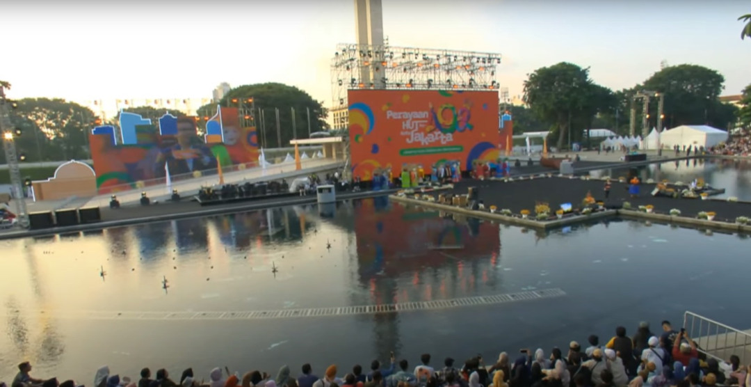Perayaan HUT Jakarta di Lapangan Banteng Berlangsung Meriah