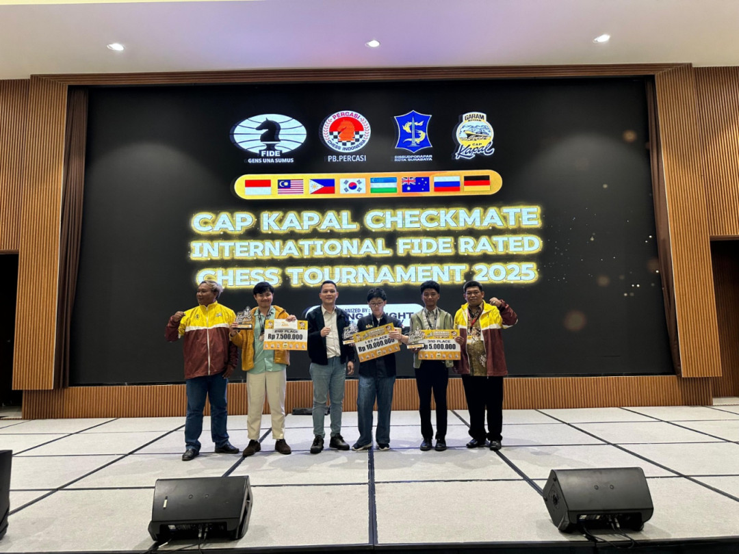 Pecatur Muda 16 Tahun Ukir Sejarah di Cap Kapal Checkmate FIDE Rated 2025