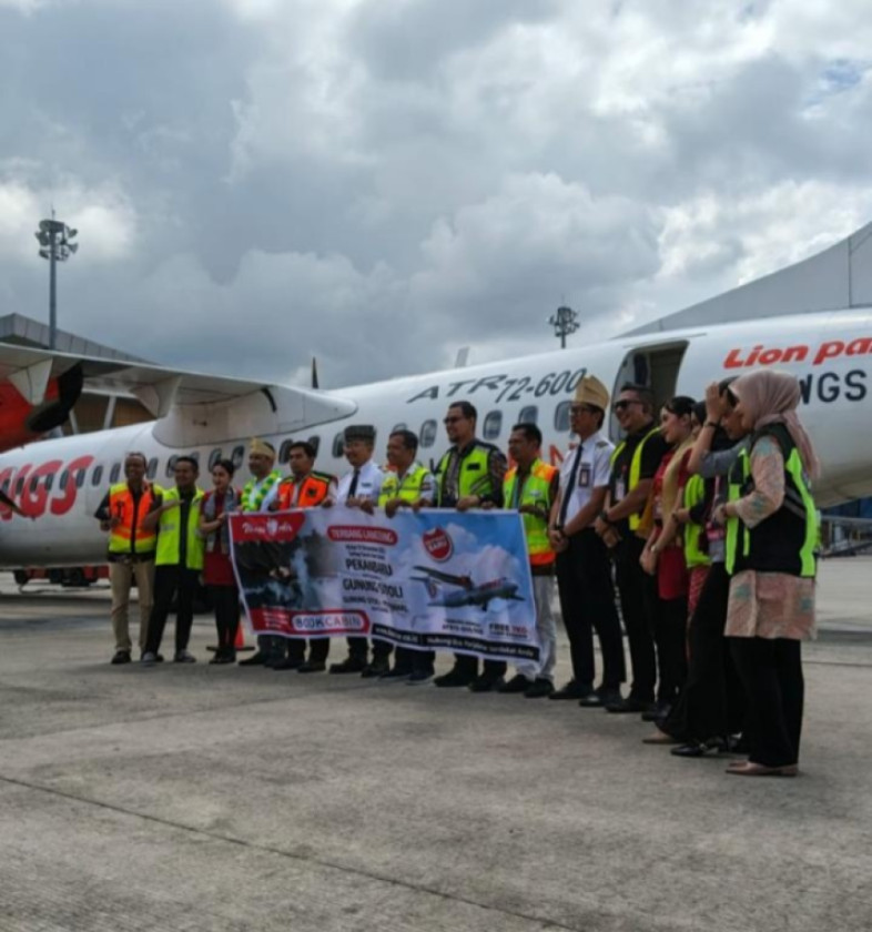 “Hadiah dari Hati”: Rute Pekanbaru–Gunungsitoli Diresmikan Jelang Natal-Tahun Baru
