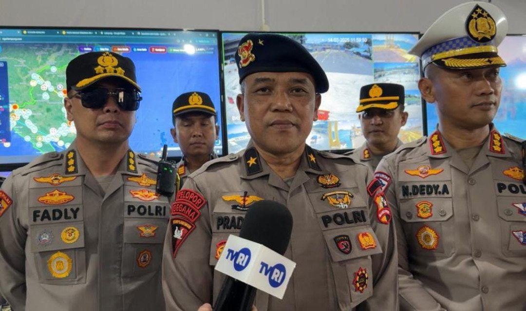 Polri Cek Kesiapan Pos Pengamanan Mudik di Bakauheni