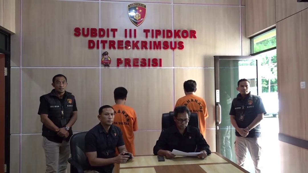 Polda Sultra Tangkap Tersangka Korupsi Proyek Pasar Buton