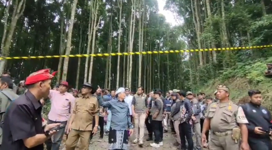 Pelanggaran Tata Ruang, Pansus TRAP DPRD Bali Sidak Hutan Kembang Merta