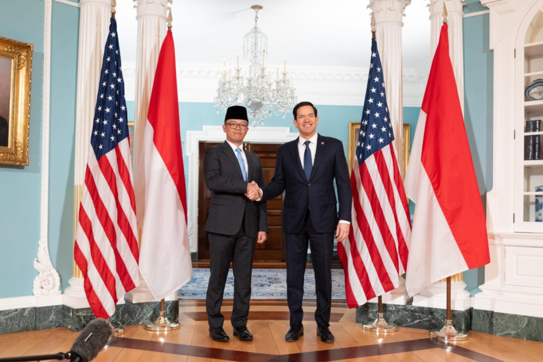 Menlu Sugiono bertemu Menlu AS bahas Tarif Trump