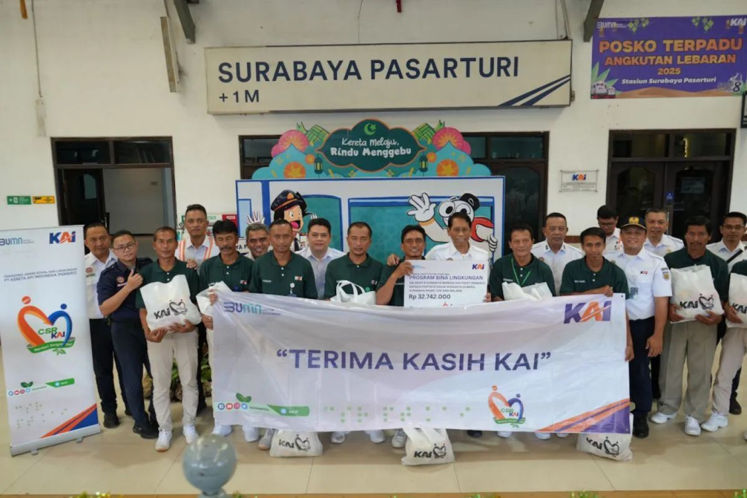 KAI Salurkan Rp8,1 Miliar untuk Program Sosial dan Pemberdayaan Masyarakat