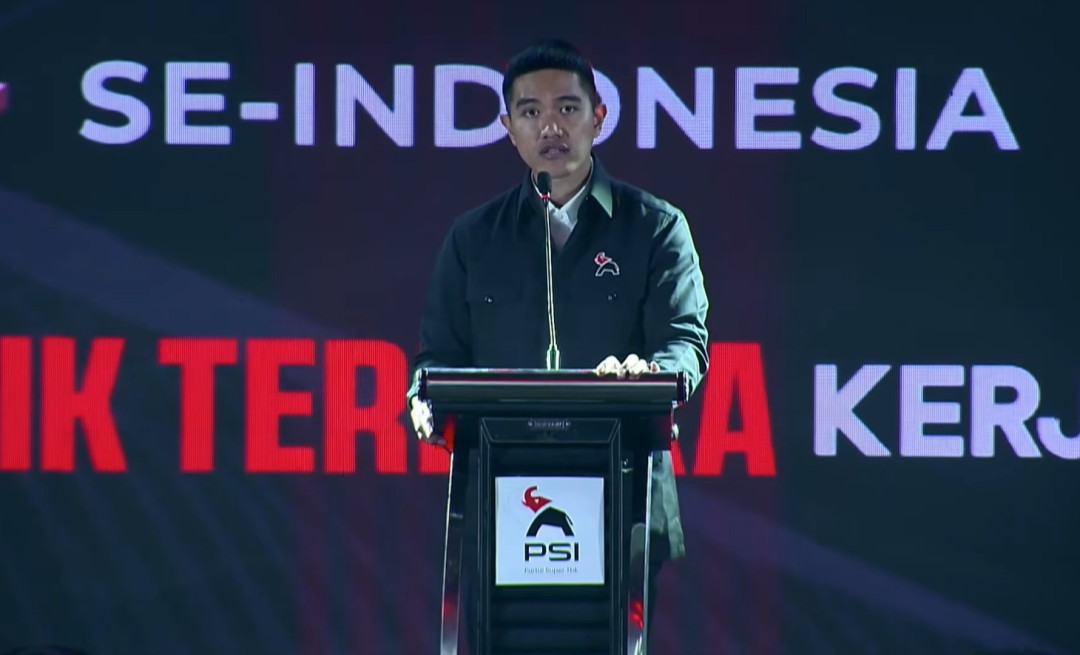 Di Rakernas PSI, Kaesang Singgung Konsep 'Asal Bapak Senang'