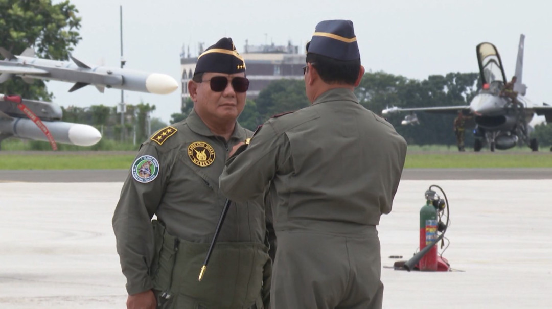 Prabowo, Honorary Member of Air Force Fighter Pilot