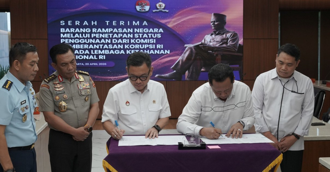 KPK Hibahkan Barang Rampasan Rp3,52 Miliar ke Lemhannas RI