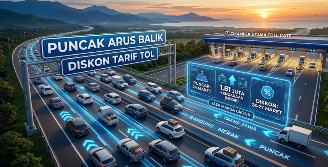 Puncak Arus Balik 24 Maret, Cek Diskon Tol