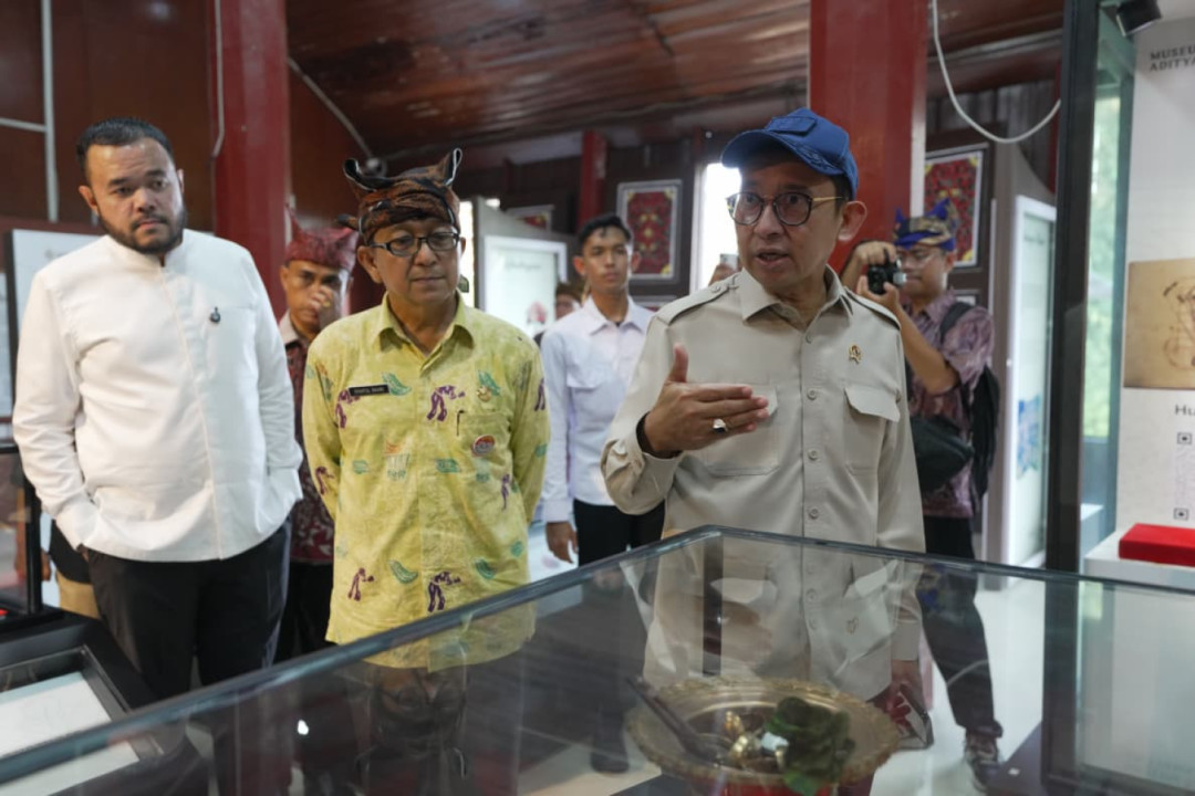 Museum Adityawarman Diperkuat, Menbud Fadli Zon Tekankan Ekosistem Kebudayaan