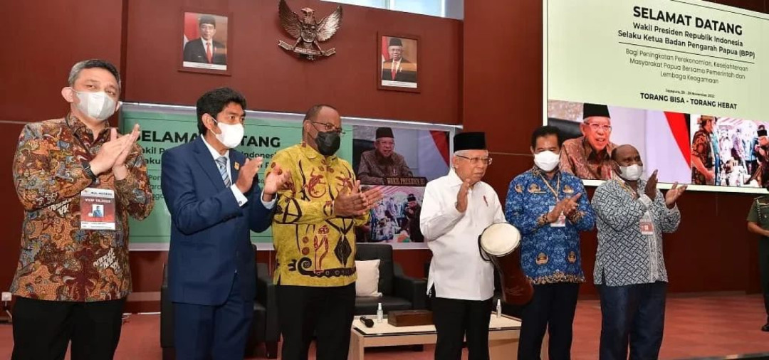 Bertemu MRP dan DPRD, Wapres Ajak Perkuat Kolaborasi Majukan Kesejahteraan Papua