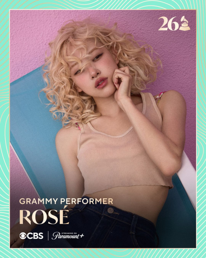 Tampil Perdana, Rosé BLACKPINK Siap Pecahkan Grammy Awards 2026