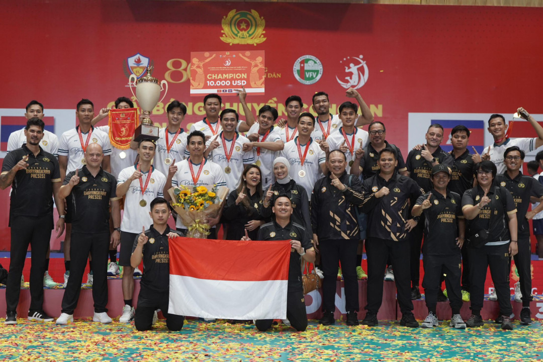 Jakarta Bhayangkara Presisi Juara Voli Internasional di Vietnam