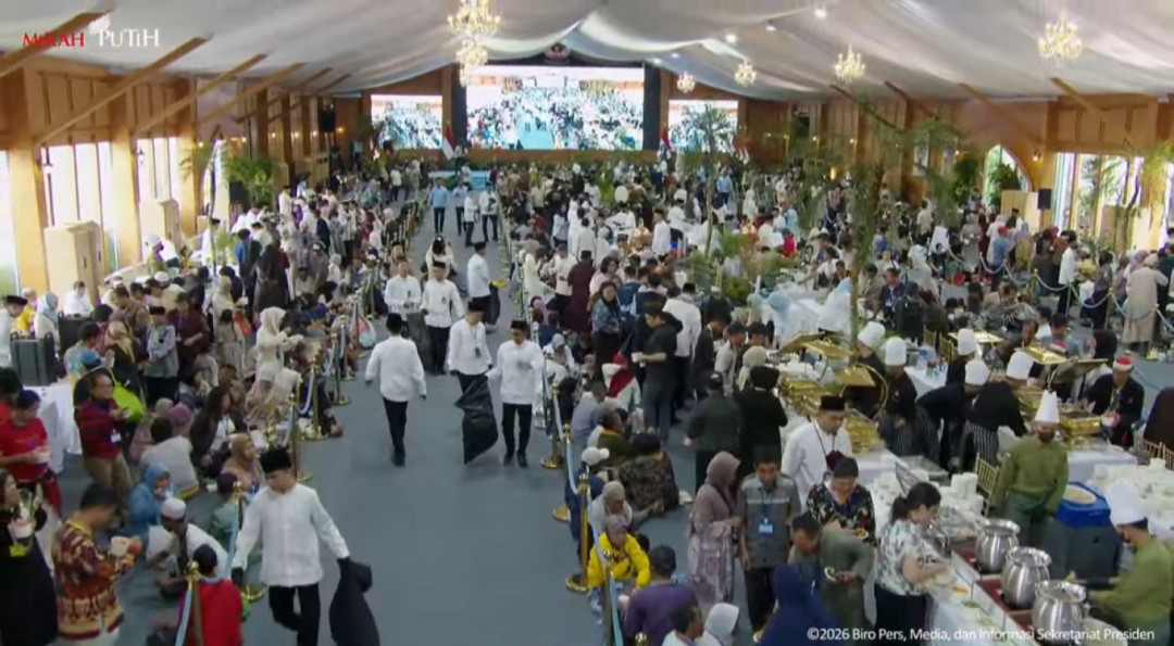 Presiden Prabowo Gelar Griya Idulfitri di Istana, Ribuan Warga Hadir