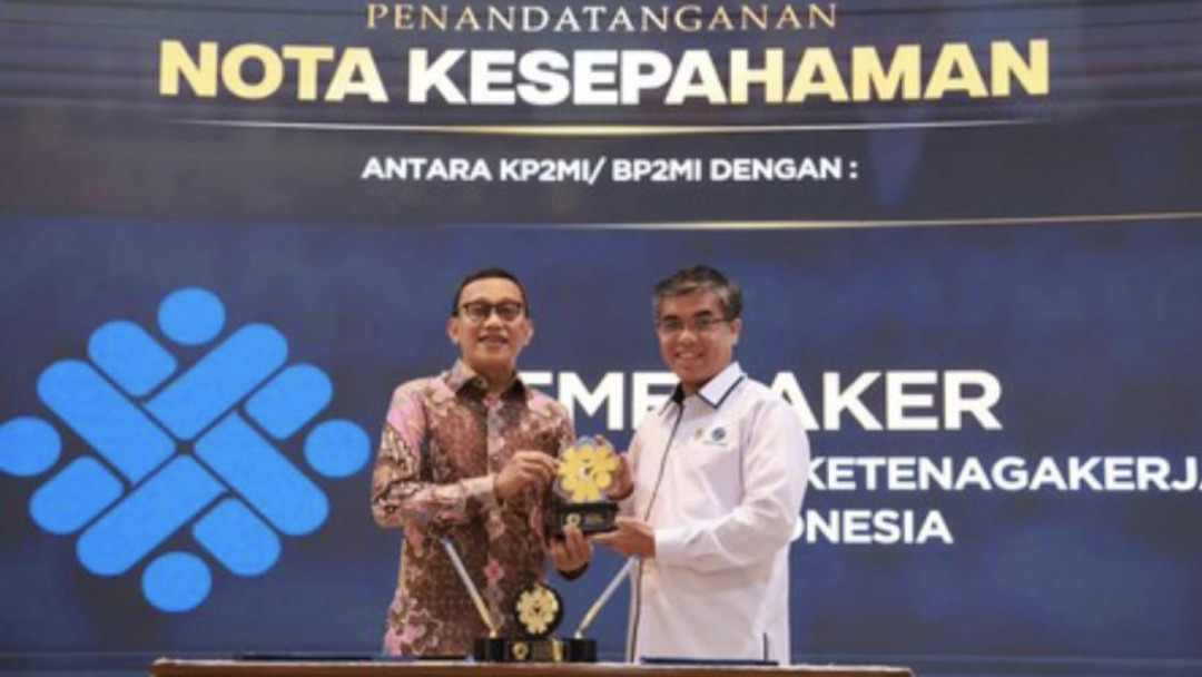 Kemnaker dan KP2MI Teken MoU, Tingkatkan Kompetensi dan Perlindungan Pekerja Migran