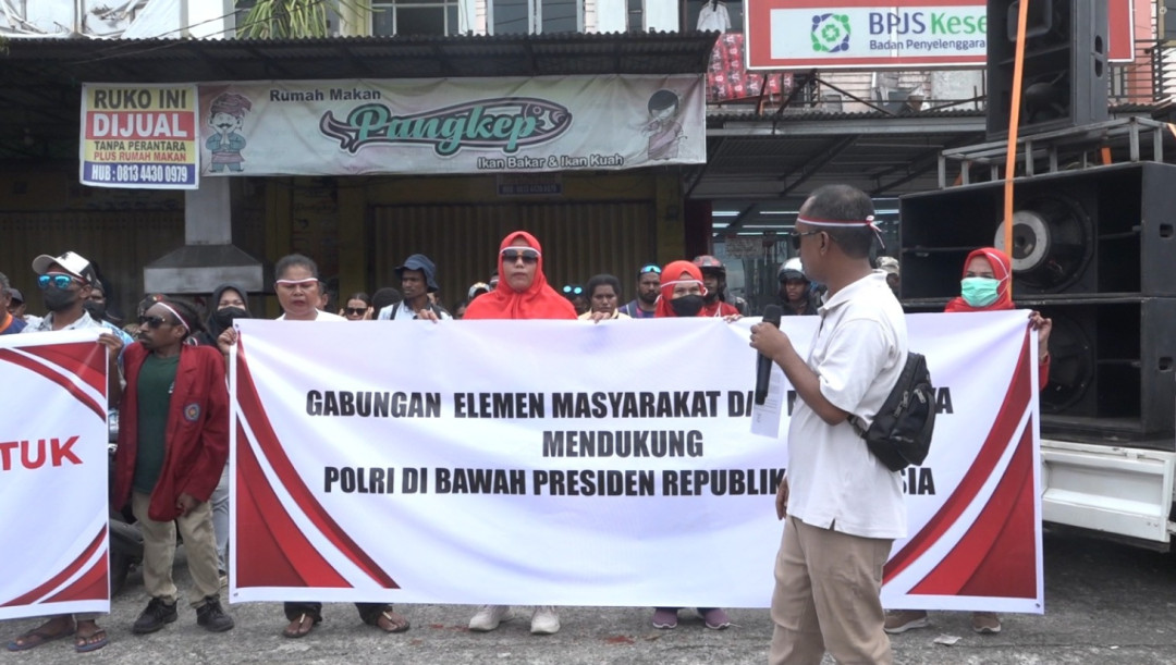 Mahasiswa dan Masyarakat Papua Barat Dorong Polri Tetap di Bawah Presiden RI