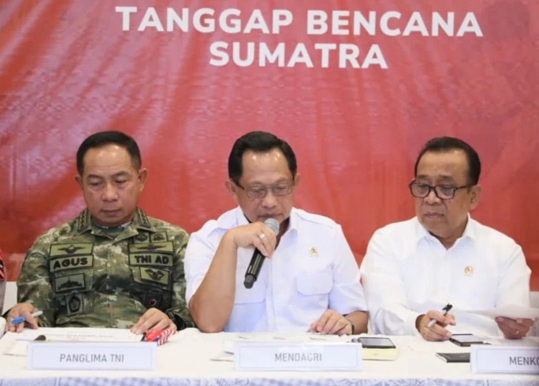 Mendagri Pimpin Satgas Pemulihan Pascabencana Sumatera