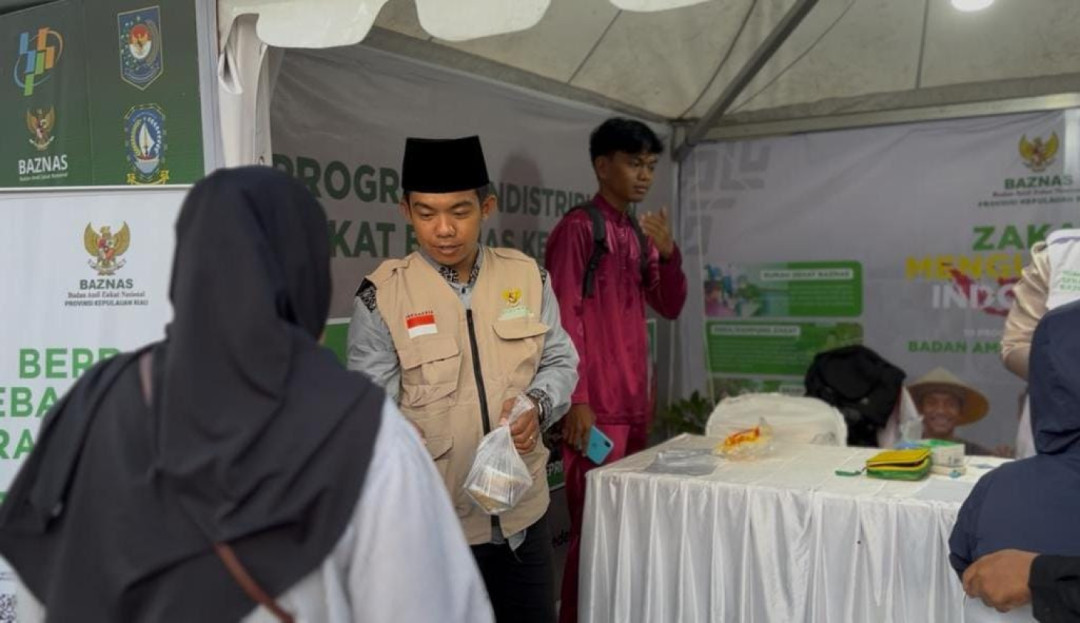 BAZNAS Kepri Bagikan Takjil dan Layanan Kesehatan Gratis di KURMA Fair