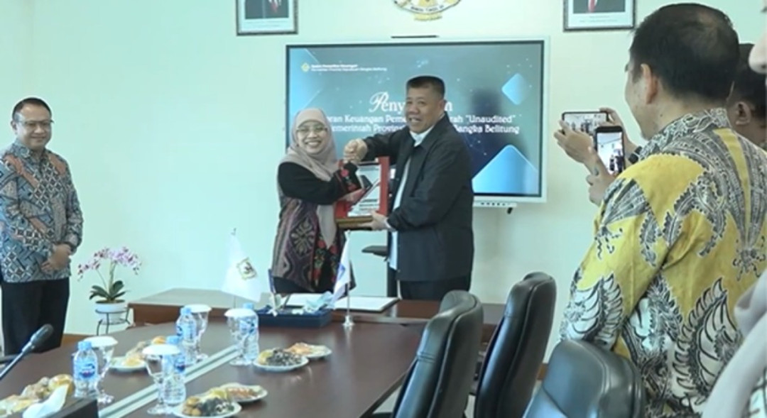 Pemprov Babel Serahkan LKPD 2025 ke BPK, Audit Ditargetkan Rampung Juni