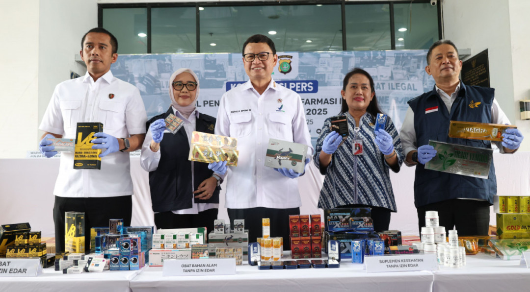 BPOM Bongkar Gudang Obat Ilegal Rp 2,7 Miliar di Jakarta Barat