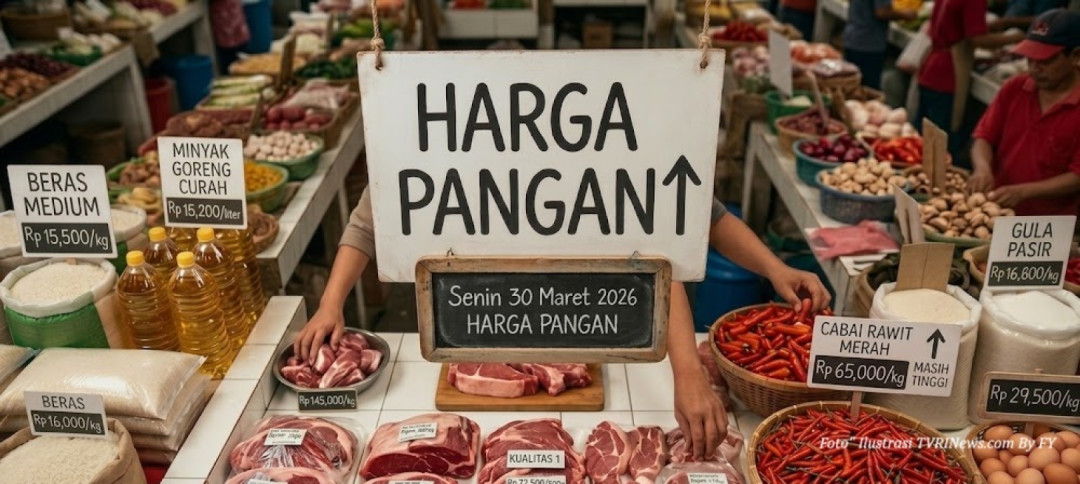 Harga Pangan Nasional Bergerak Fluktuatif Awal Pekan