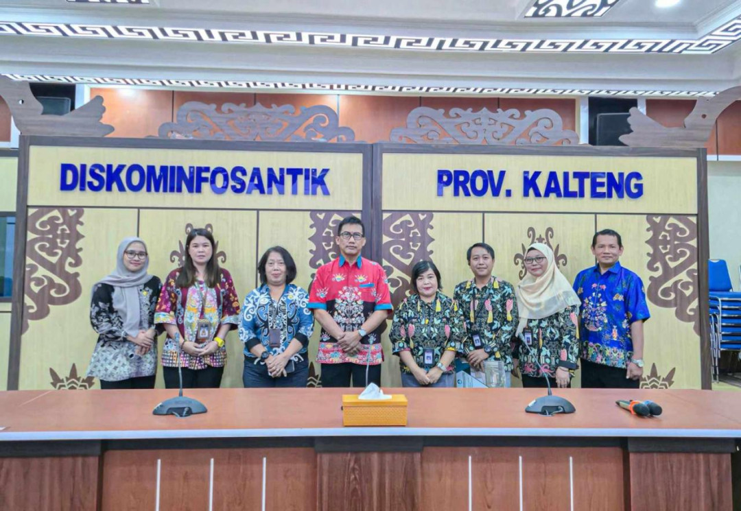 Diskominfosantik Kalteng Siap Terima Pembinaan Penggunaan Bahasa Indonesia