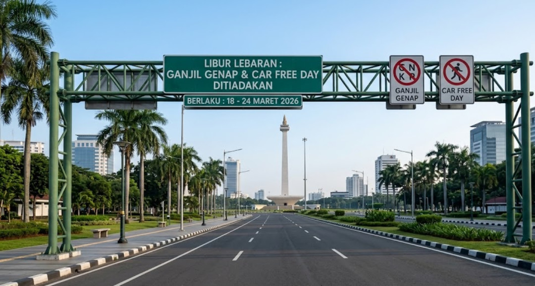 Ganjil Genap hingga CFD  Jakarta Libur Pekan Ini