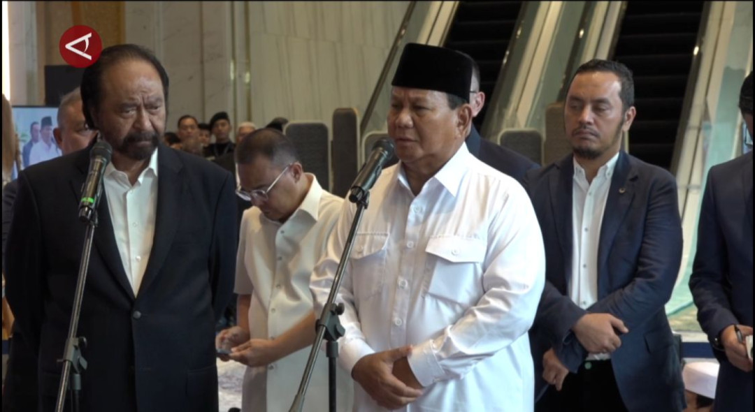 Prabowo Akui Telah Beri Sinyal ke Surya Paloh Agar Bergabung ke Kabinetnya