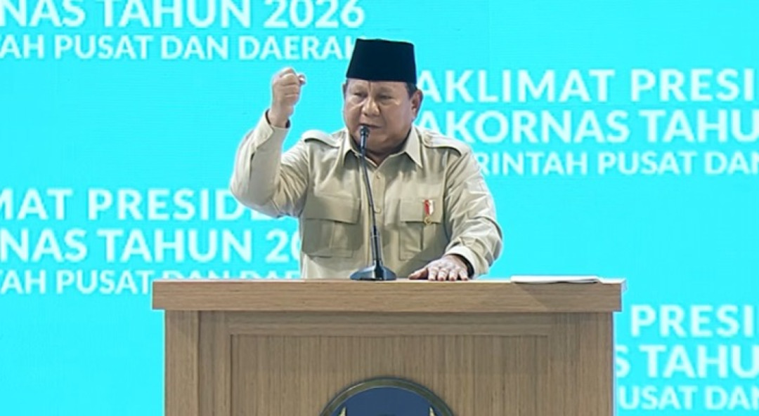 Presiden Prabowo Hadiri Rakornas Pemerintah Pusat dan Daerah 2026