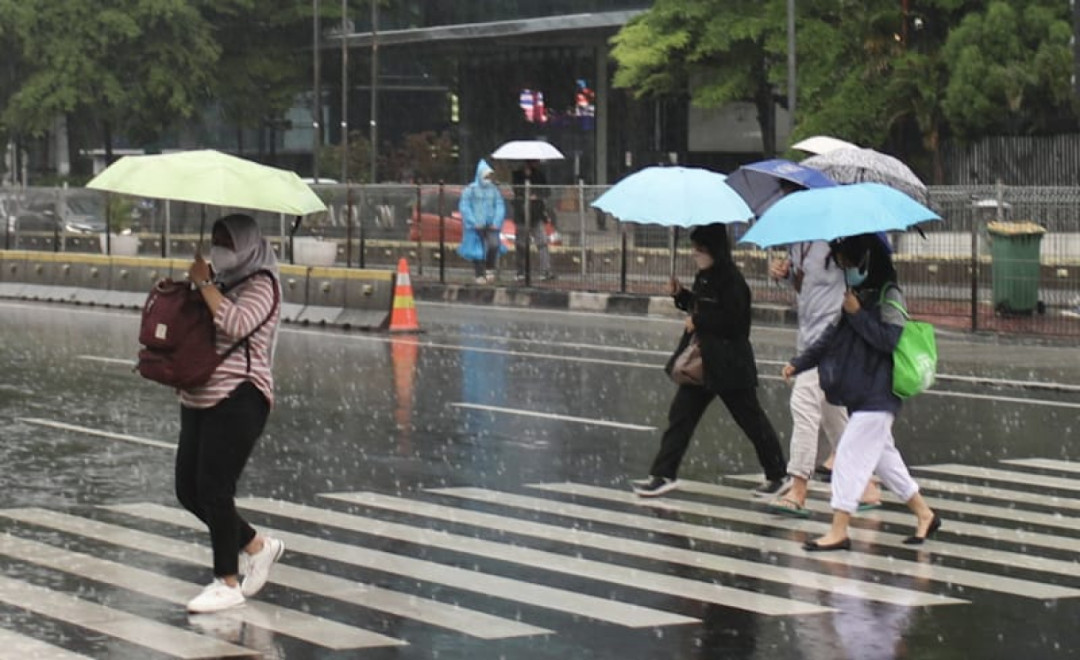 BMKG Prediksi Hujan Guyur Jakarta Sore Hingga Malam Ini