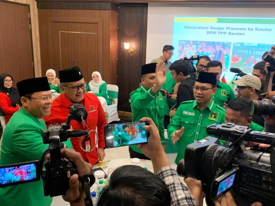 Dipimpin Hasto, Rombongan PDIP Sambangi PPP Bahas Kemenangan Ganjar