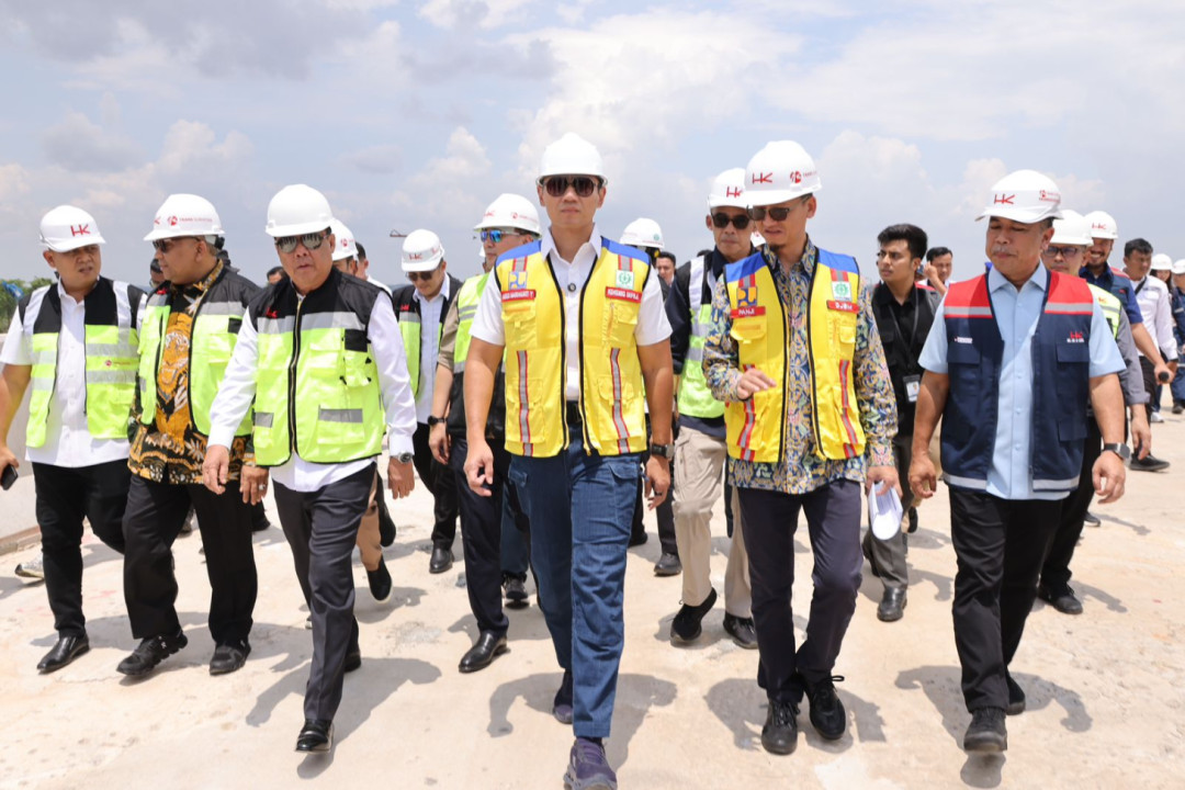 AHY Targetkan Jembatan Tol Musi V Fungsional saat Mudik Lebaran 2026