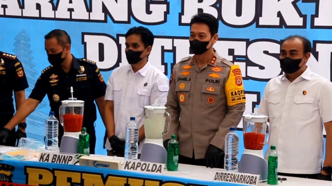 Polda Bali Musnahkan Narkoba Senilai Lebih dari Rp20 Miliar