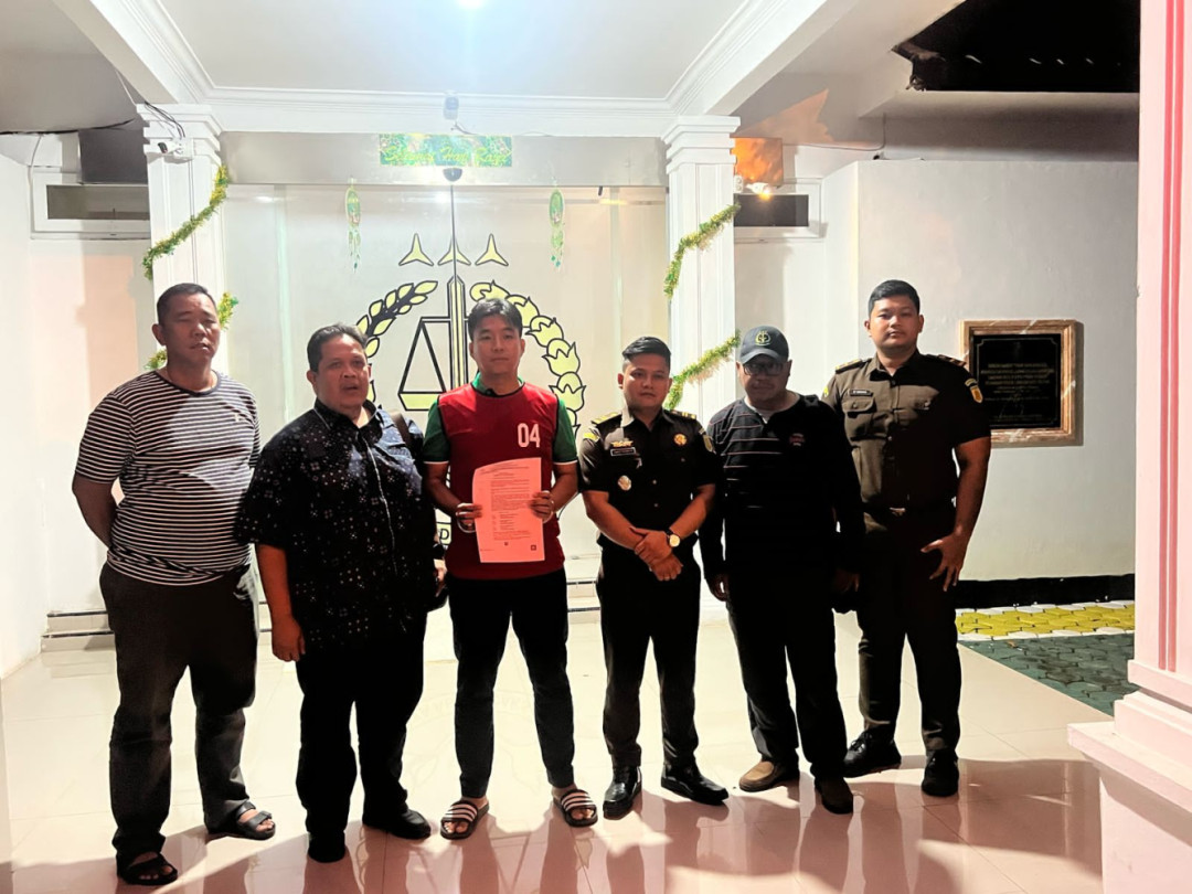 Kejari Bengkalis Amankan Erick Kurniawan Terkat Kasus Limbah Industri