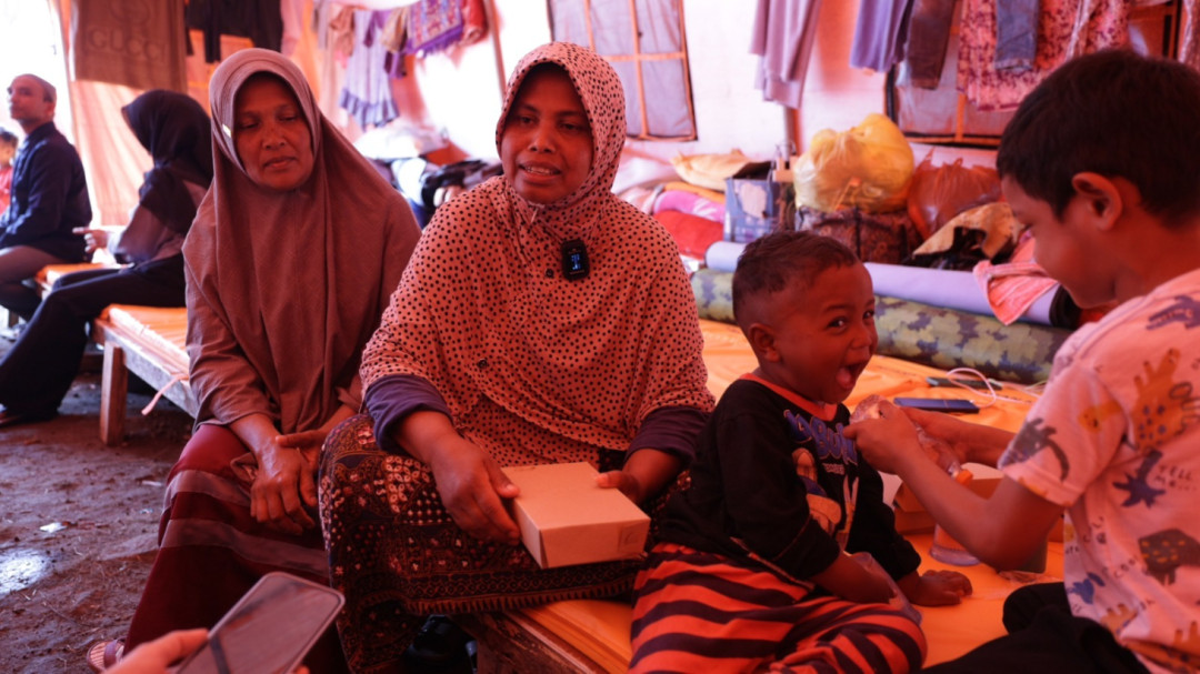 Warga Bener Meriah Bersyukur Terima MBG di Pengungsian, Menu Ikan Tuna Jadi Favorit