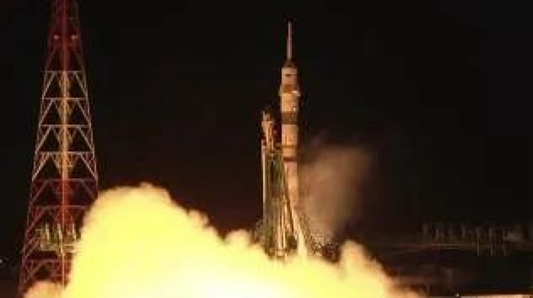 Pesawat Antariksa Soyuz Lepas Landas dari Kosmodrom Baikonur