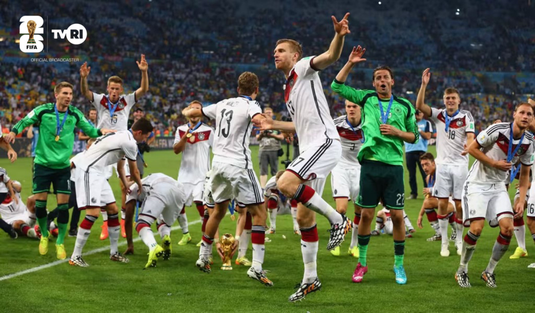 Jerman Taklukkan Sejarah Piala Dunia 2014