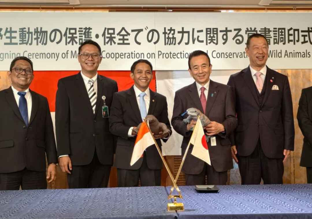 Indonesia–Jepang Teken MoU Konservasi Satwa Liar, Fokus Breeding Loan Komodo