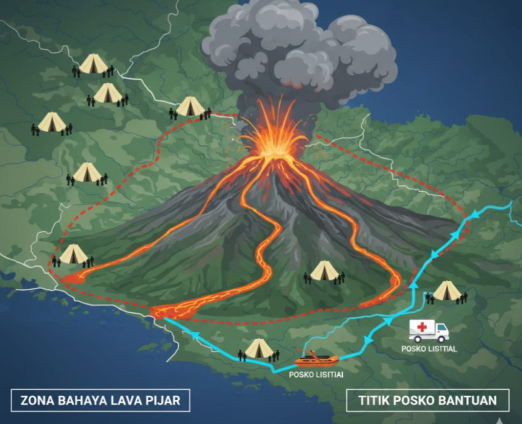 Status Darurat Semeru Diperpanjang, 2 Desember, Warga Tetap Waspada