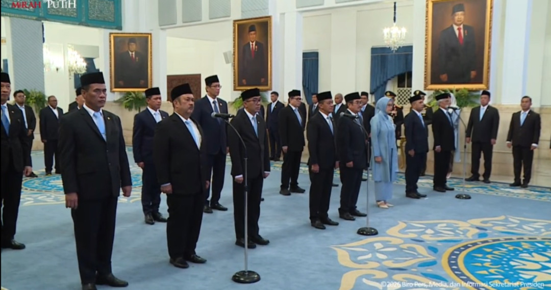 Presiden Prabowo Lantik Ketua Harian dan Anggota DEN 2026-2030