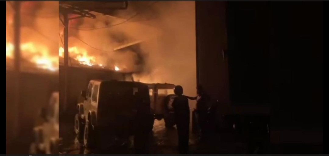 Gudang Pabrik Pengolahan Beras Hangus Terbakar, Kerugian Miliaran Rupiah